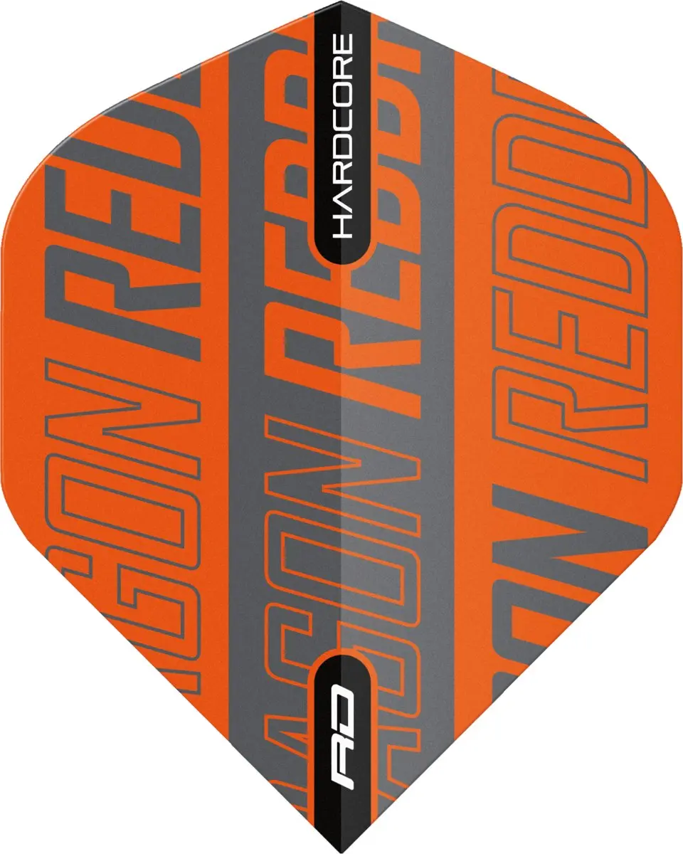 Red Dragon Hardcore XT Dart Flights TF6503 - 3 Stuks - Oranje/Zwart