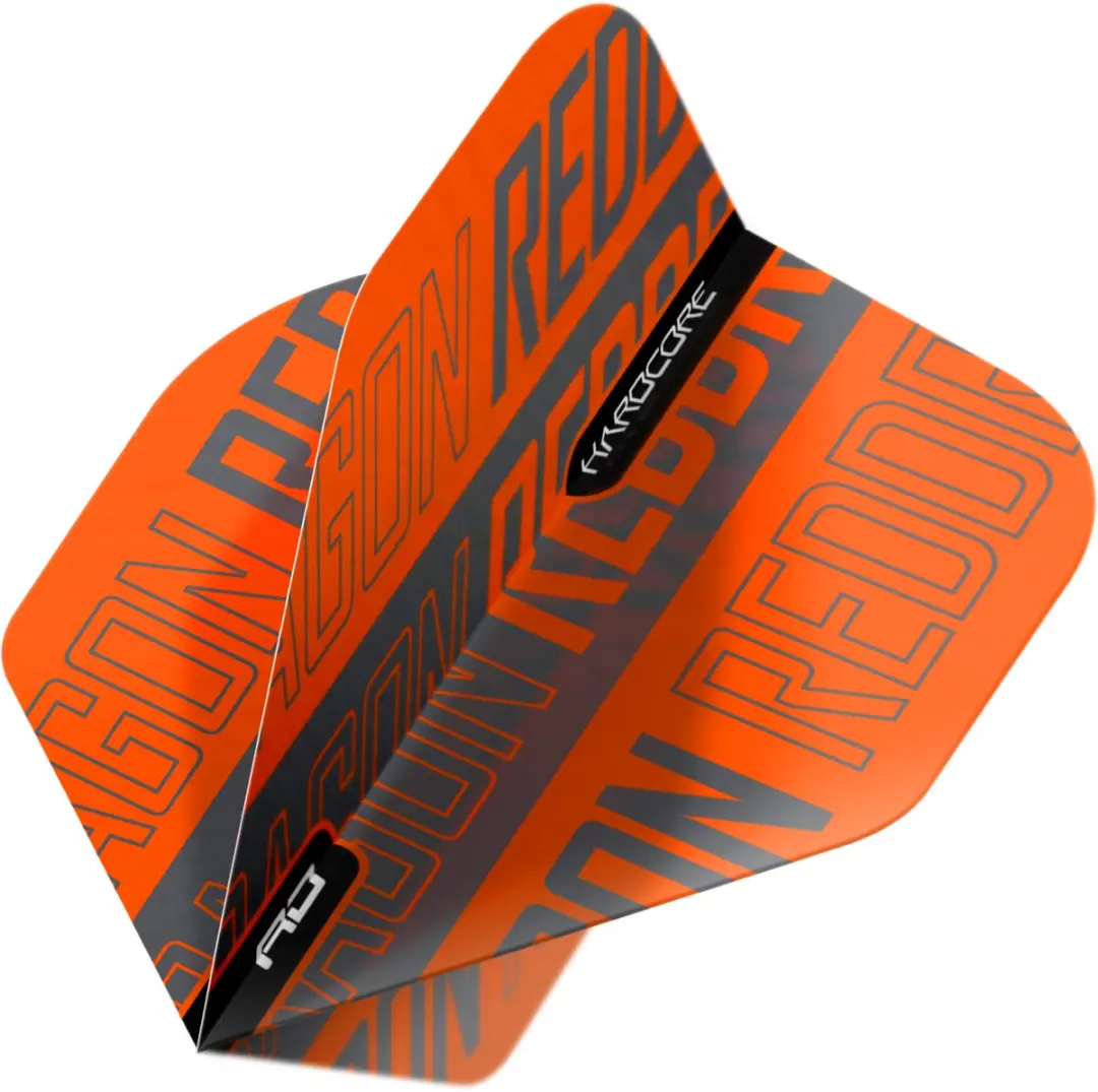Red Dragon Hardcore XT Dart Flights TF6503 - 3 Stuks - Oranje/Zwart
