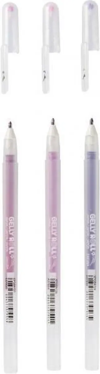 Sakura Gelly Roll Stardust Pen Set - 3 Stuks - Paars/Rozerood/Rozepink