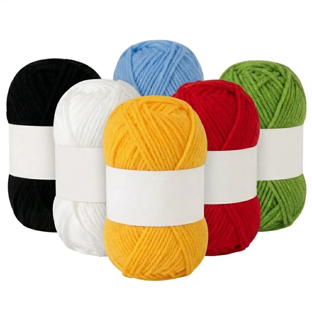 NUVEX Meerkleurig Breigaren Set 6 Stuks