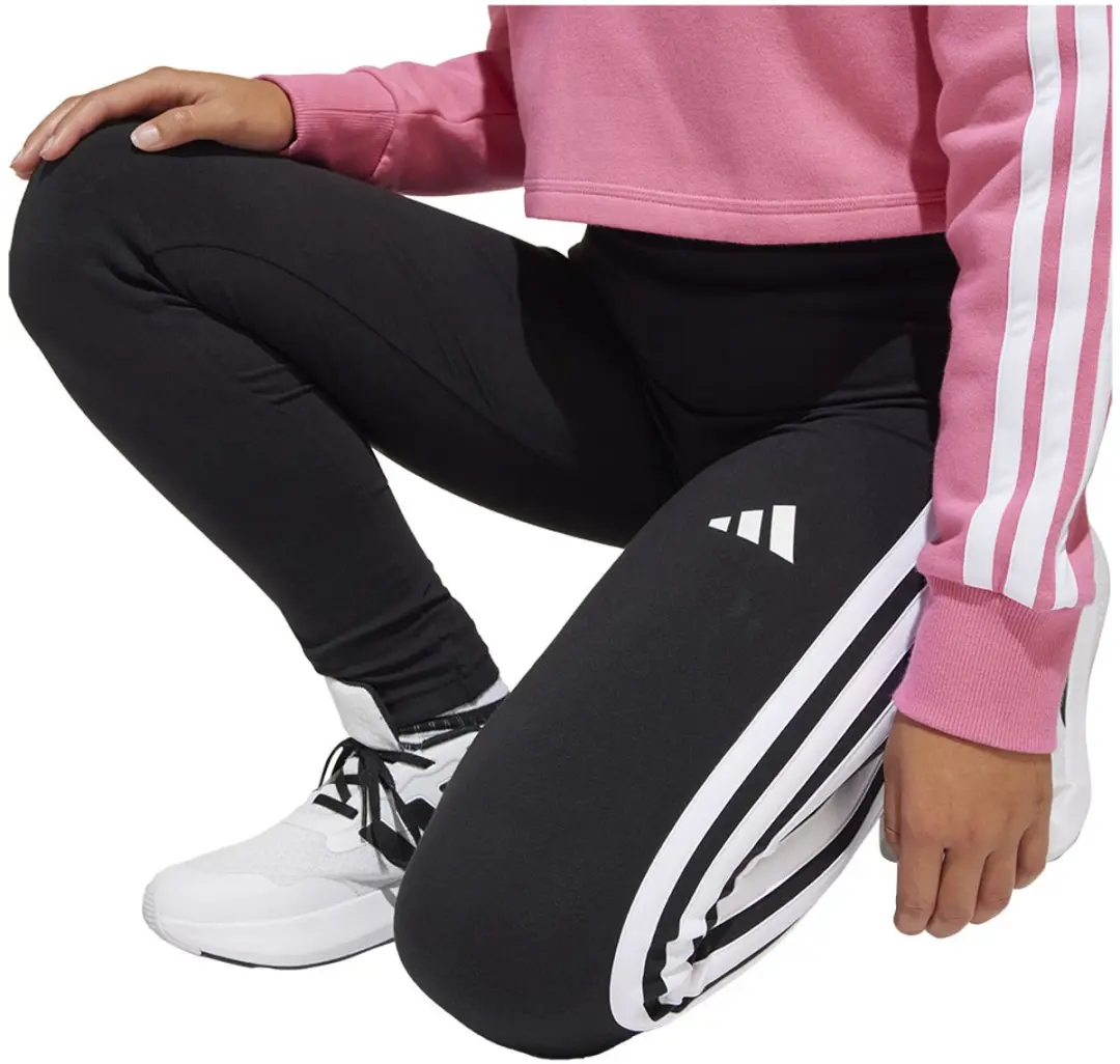 Adidas Tiberio 3 Stripes Fleece Trainingspak - 116 - Roze