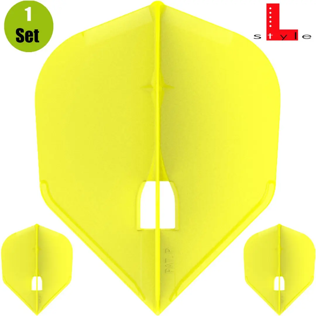 L-Style Champagne Flight L3 Shape Geel FP3308 - 3 Stuks