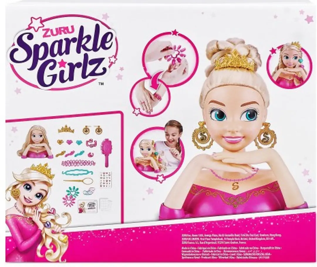 Zuru Sparkle Girlz Styling Head 10025 - Kaphoofd - Multicolor - 13 Accessoires