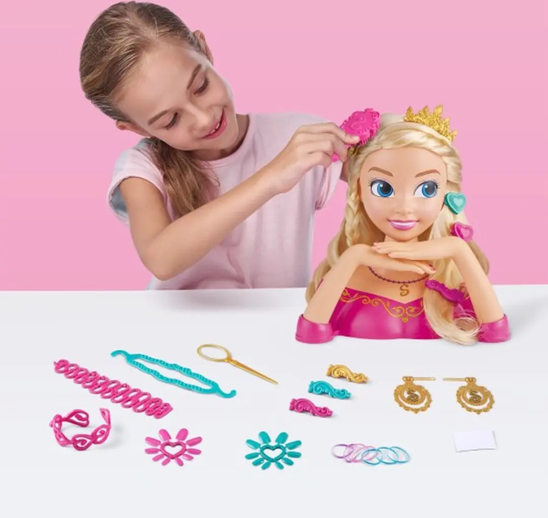 Zuru Sparkle Girlz Styling Head 10025 - Kaphoofd - Multicolor - 13 Accessoires