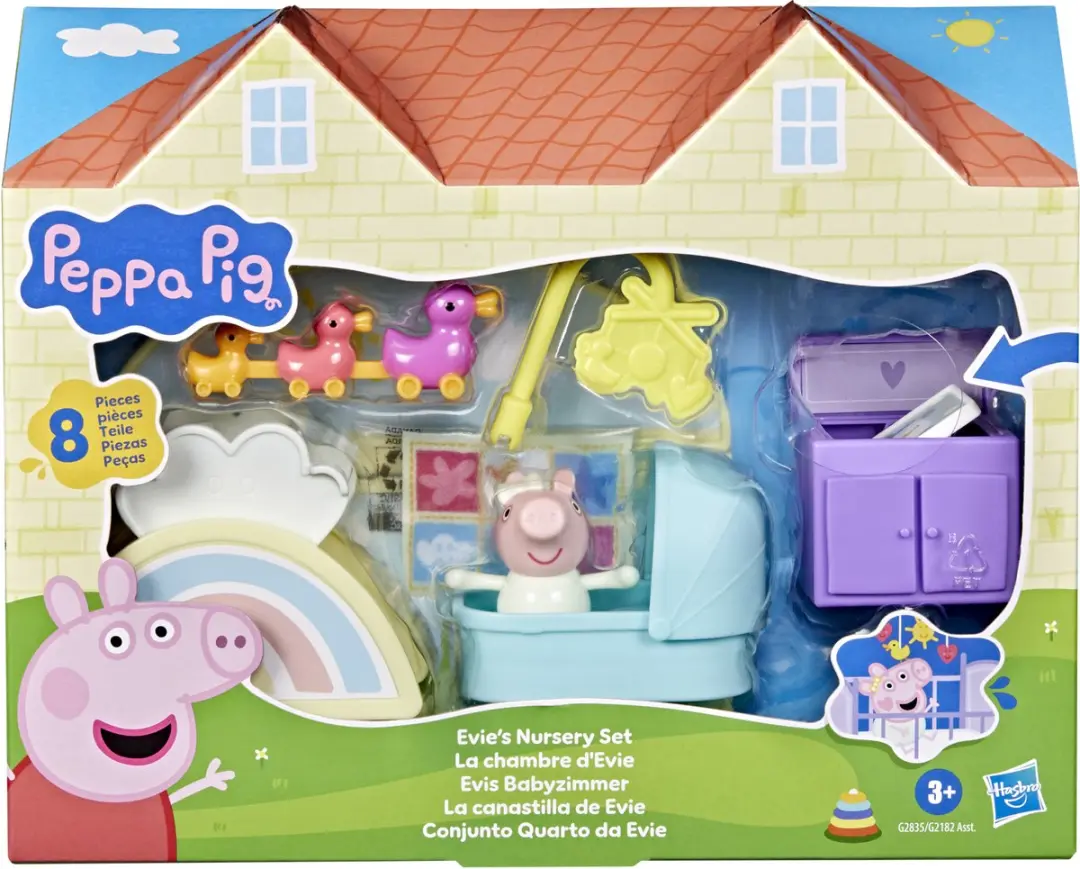 Peppa Pig Evie Kinderkamer Speelset - Multi kleuren