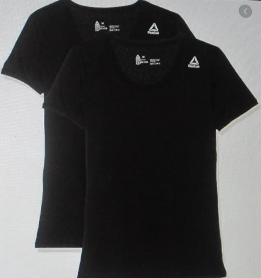 Reebok Performance T-shirt 2 Pack - L - Zwart