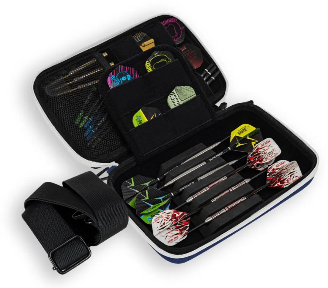 Harrows Smart Case 6 - Blauw/Wit