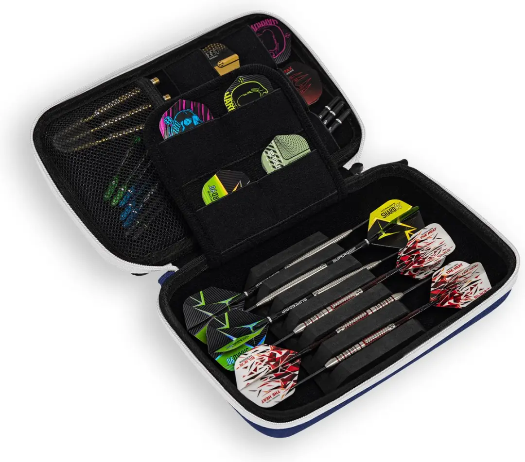 Harrows Smart Case 6 - Blauw/Wit