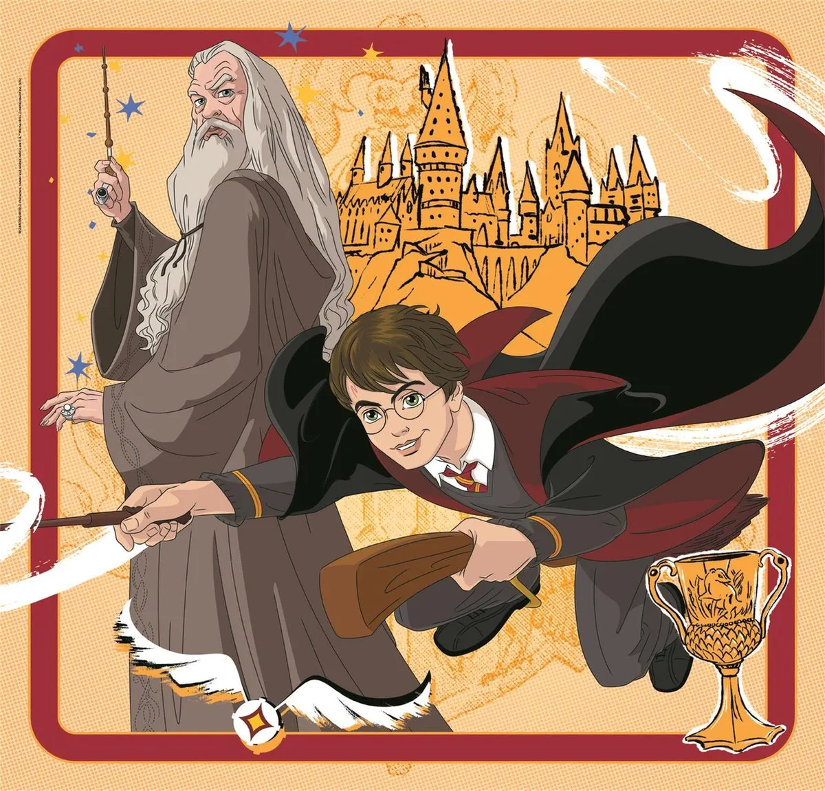 Clementoni Harry Potter Puzzel 144 Stuks - 3x48