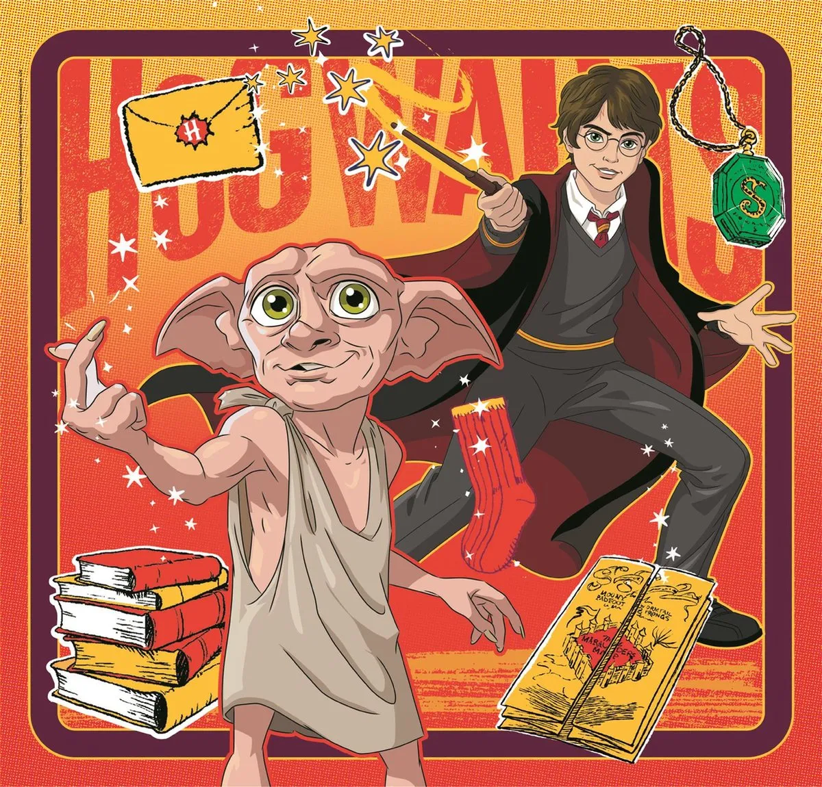 Clementoni Harry Potter Puzzel 144 Stuks - 3x48