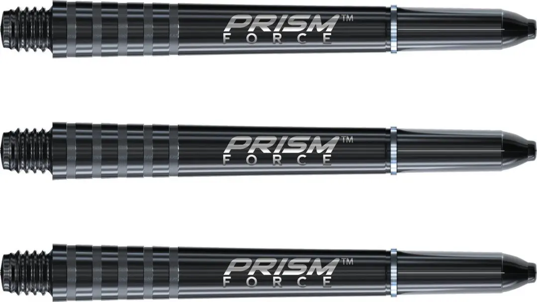 Winmau Prism Force Dart Shafts 3 Stuks - Zwart