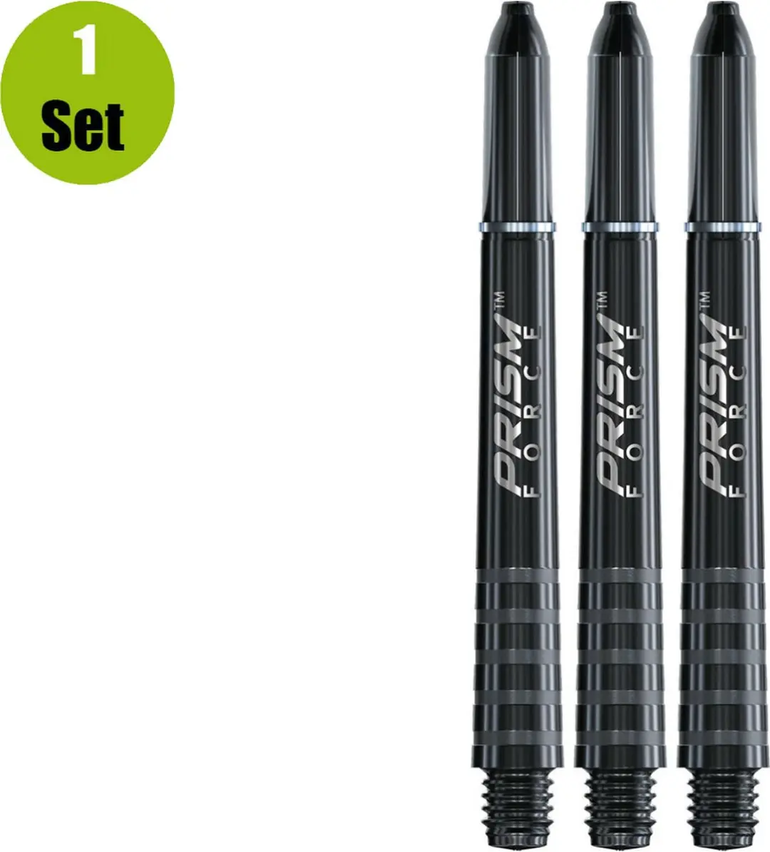 Winmau Prism Force Dart Shafts 3 Stuks - Zwart