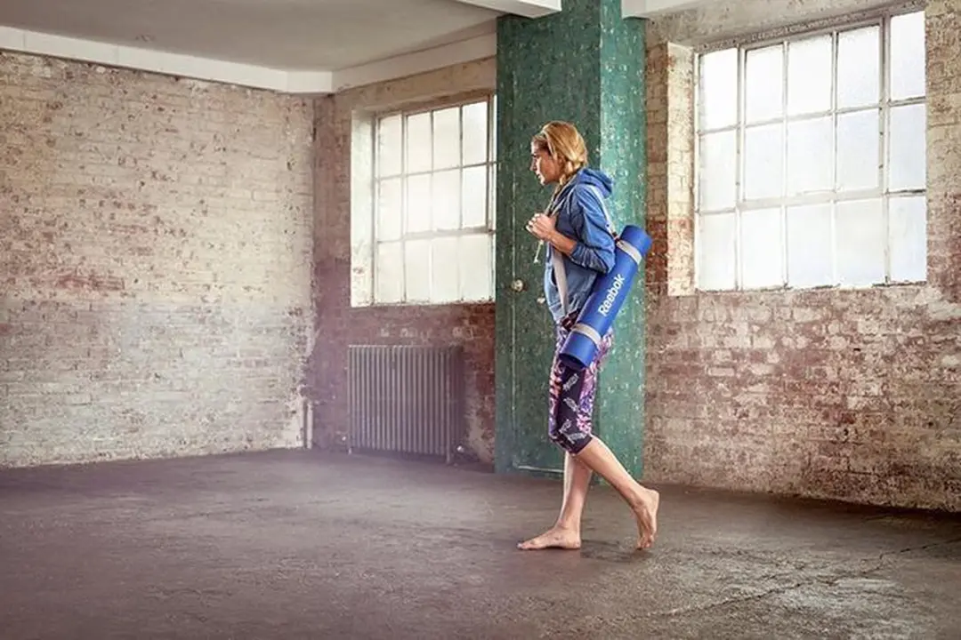 Reebok Yoga Band voor Fitnessmat - Grijs