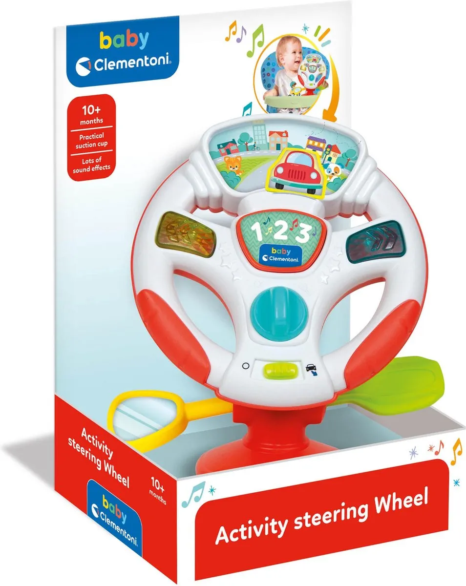 Clementoni Activity Wheel Speelstuur Blauw