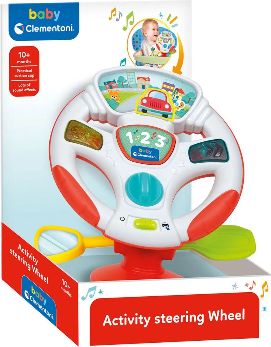 Clementoni Activity Wheel Speelstuur Blauw