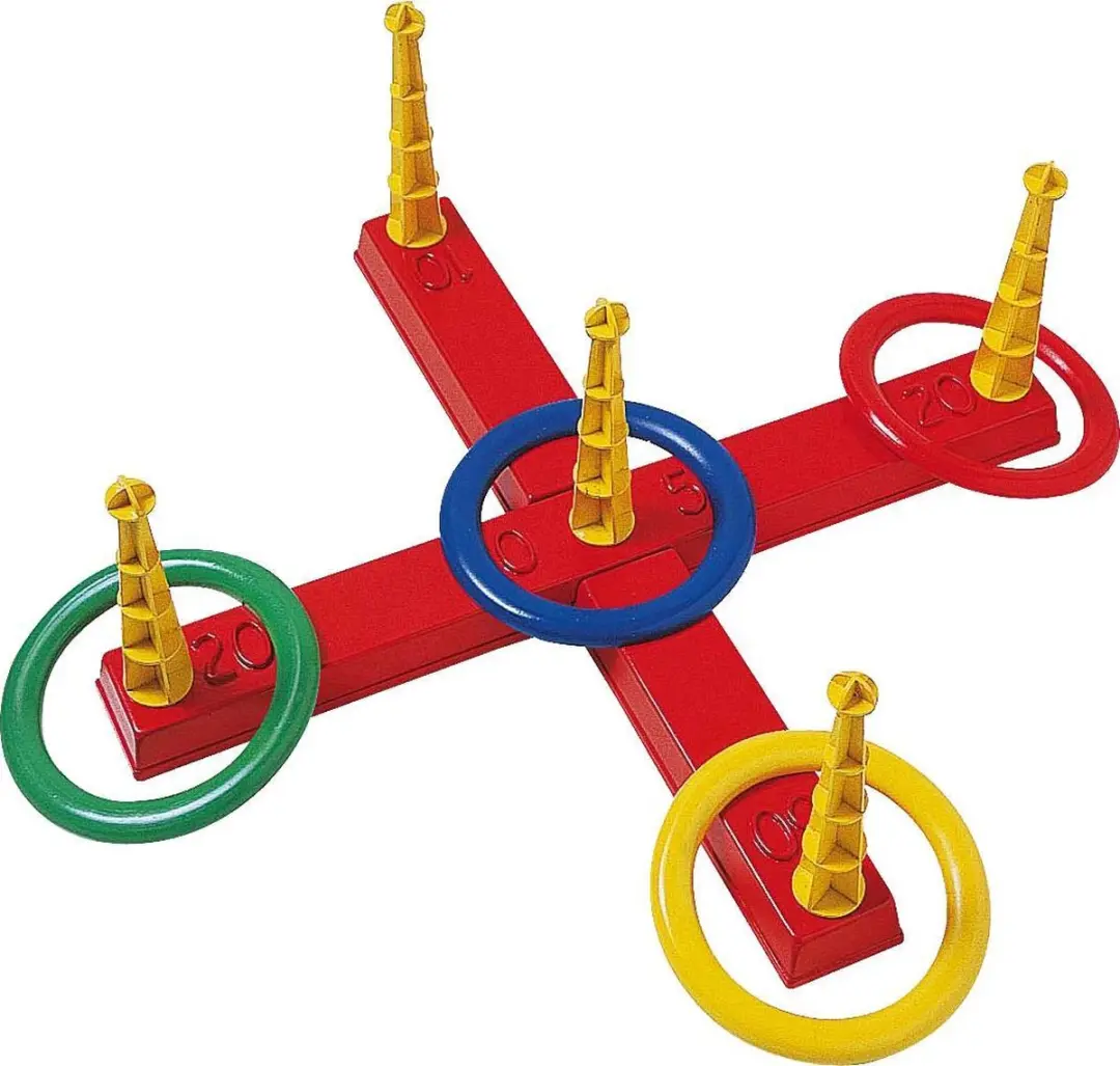 VDM Ringwerp Spel 4 Ringen - Rood