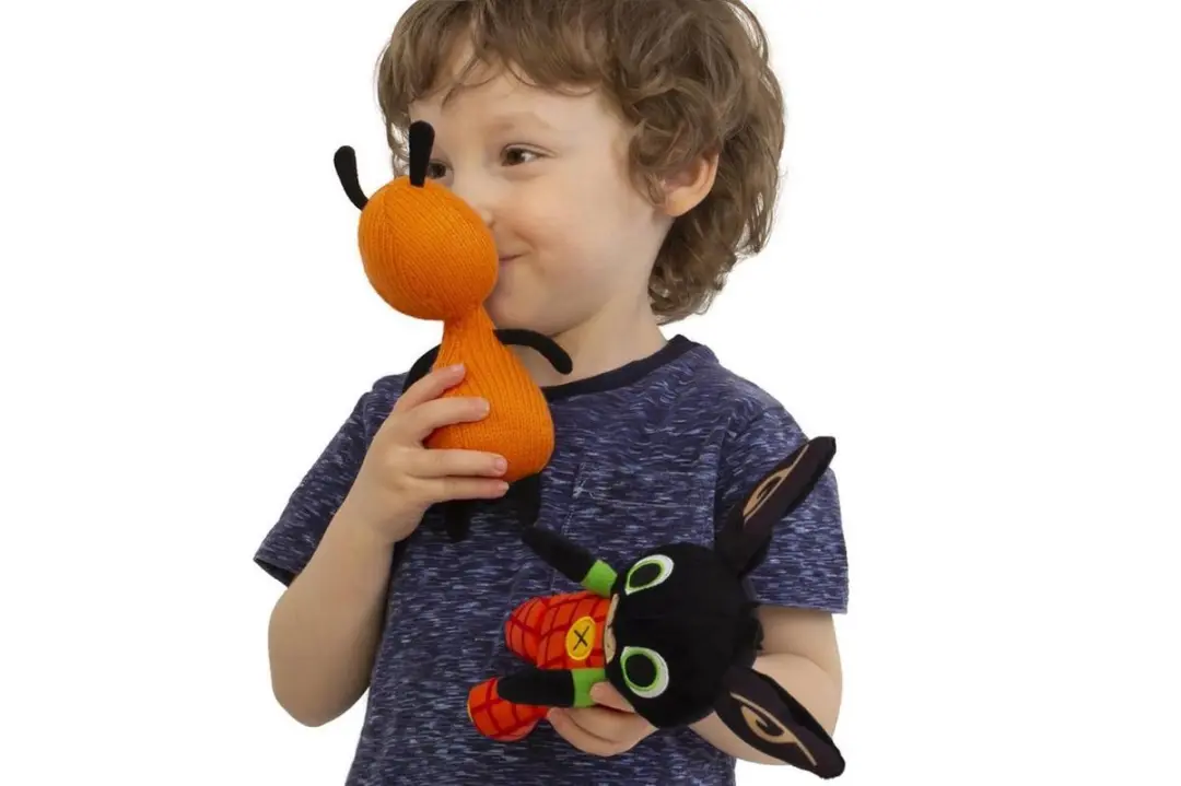 Bing Flop Knuffel - Oranje/Zwart