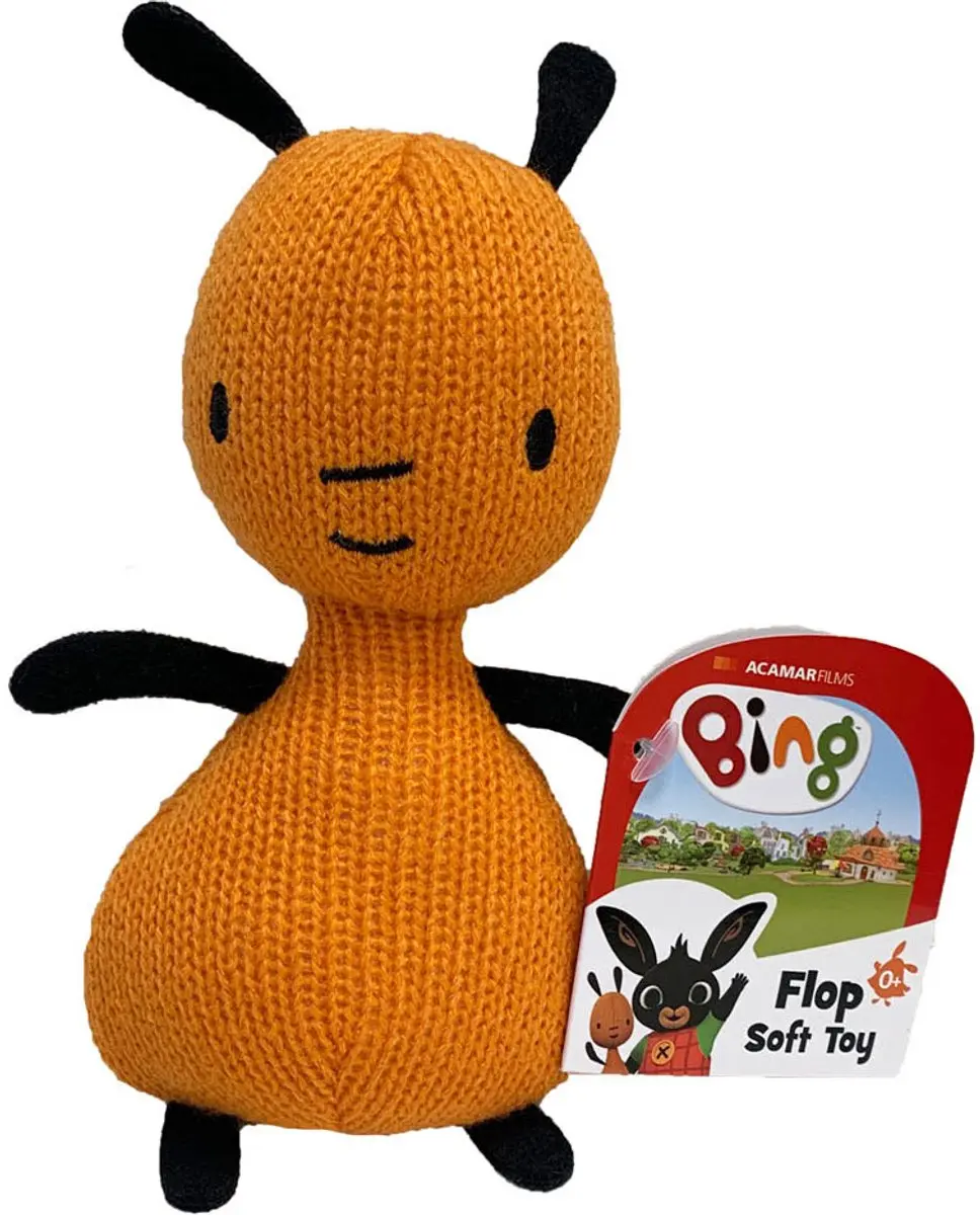 Bing Flop Knuffel - Oranje/Zwart