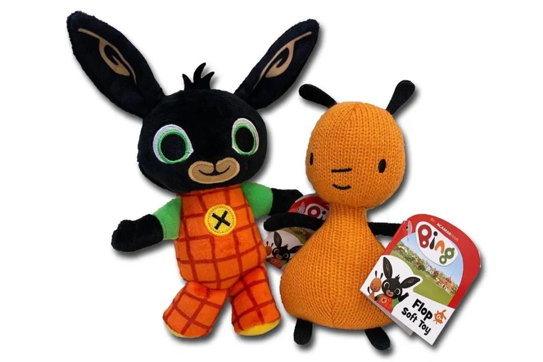 Bing Flop Knuffel - Oranje/Zwart