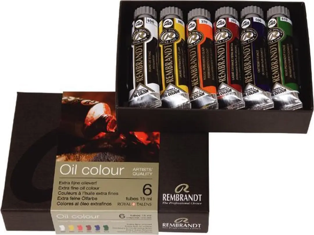 Rembrandt Oilverf Set 6 Kleuren 15ml