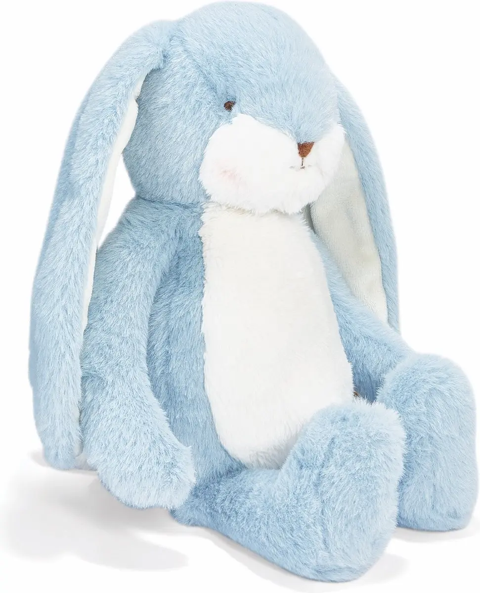 Bunnies By The Bay Floppy Nibble Knuffel - 34cm - Blauw - afbeelding 6 van 6