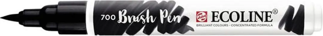 Ecoline Brushpen Zwart - 700 Talens