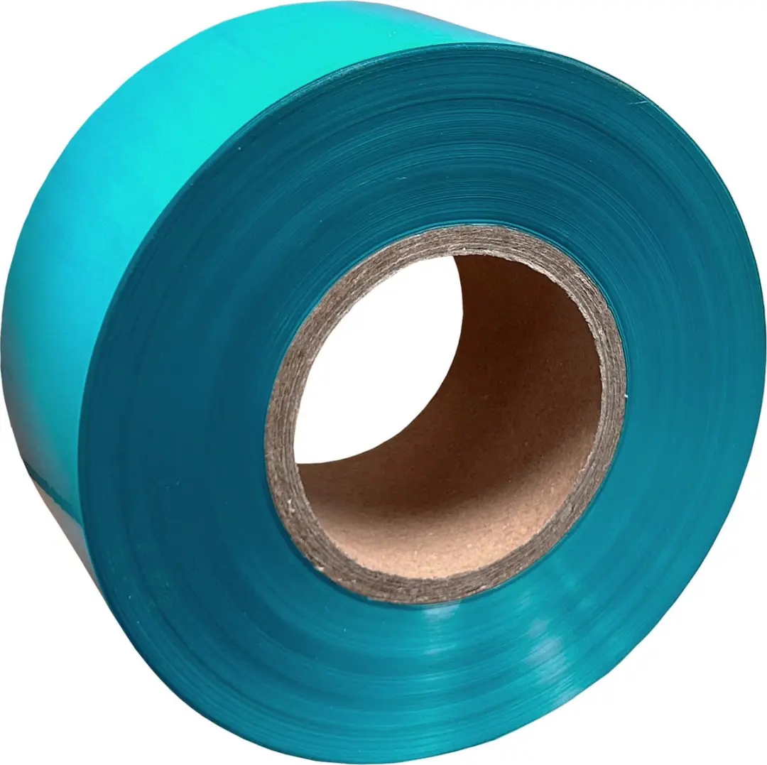 Kortpack Afzetlint 75mm x 250m - Aqua - 60µm