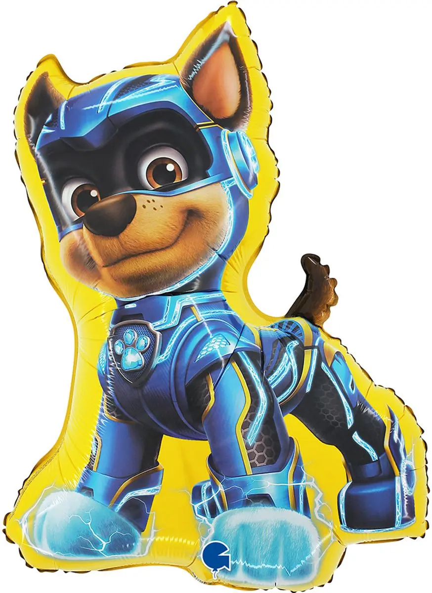 PAW Patrol Chase Gele Folieballon 61cm