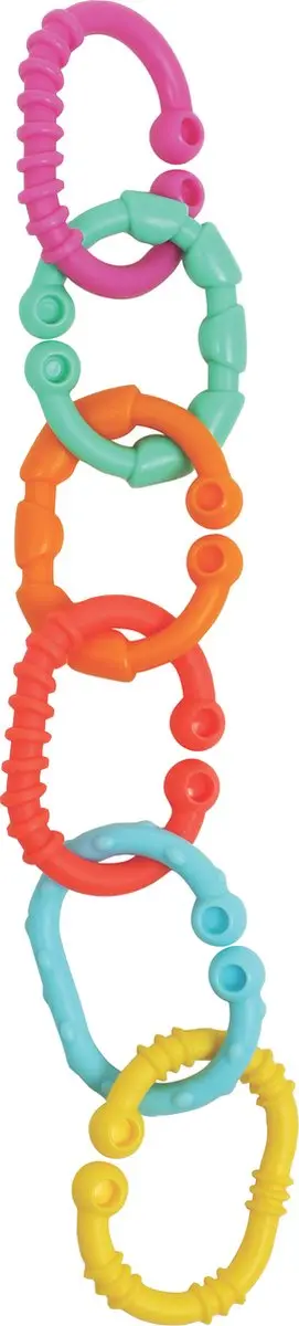Playgro Loopy Loops Schakelringen - 24 Stuks - Multi