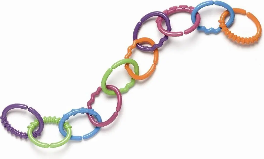 Playgro Loopy Loops Schakelringen - 24 Stuks - Multi - afbeelding 6 van 6