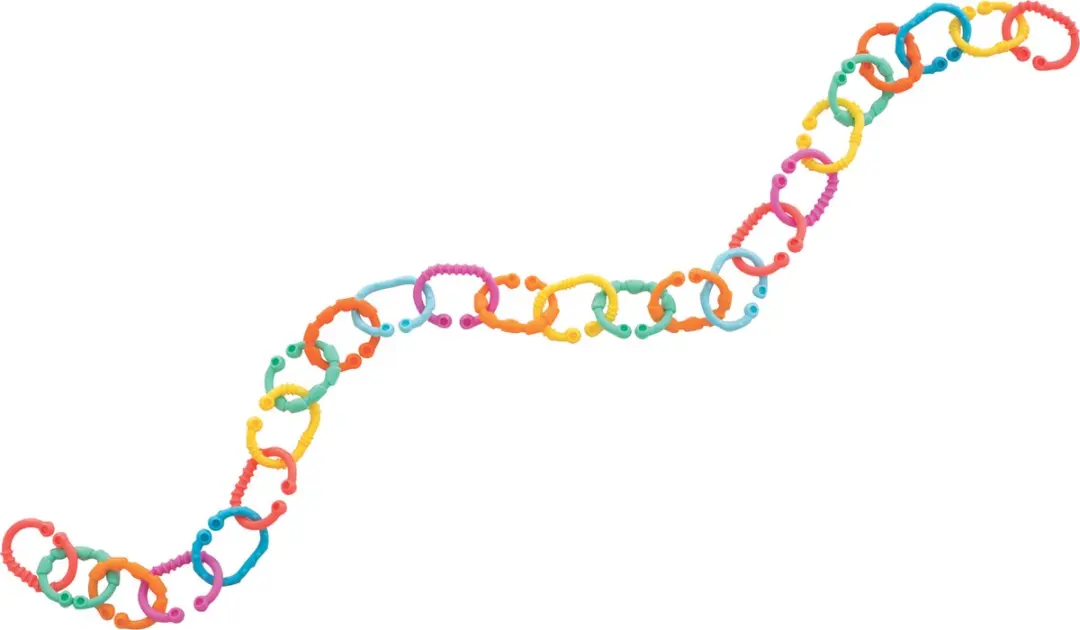 Playgro Loopy Loops Schakelringen - 24 Stuks - Multi