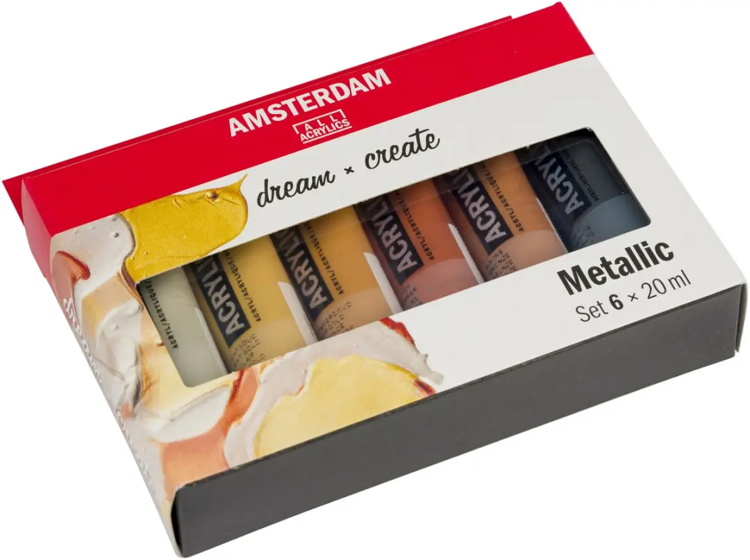 Amsterdam Standard Series Acrylverf Metallic Set