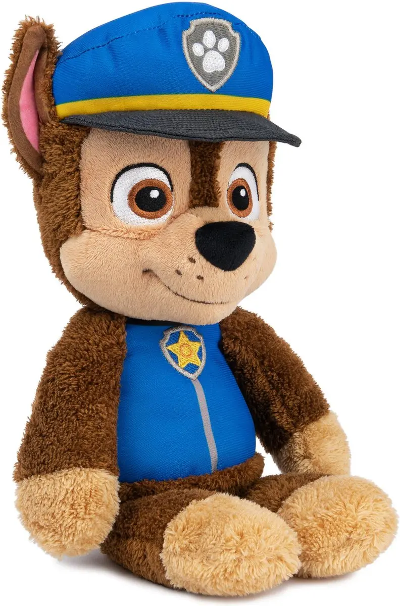 PAW Patrol Chase Knuffel 33cm - Blauw & Bruin