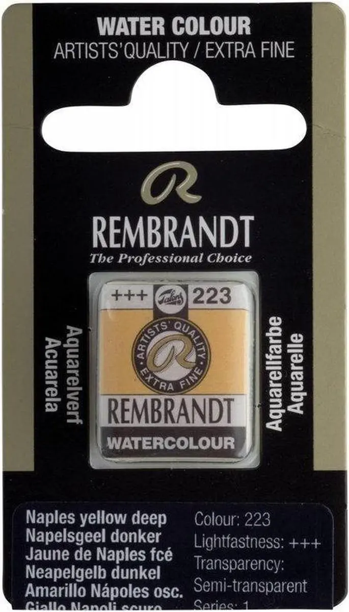 Rembrandt Waterverf Napje Naples Yellow Deep 10g