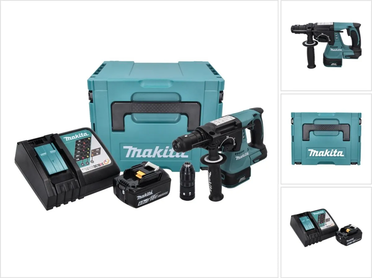 Makita DHR243RG1J Accuboormachine 18V SDS-plus Brushless