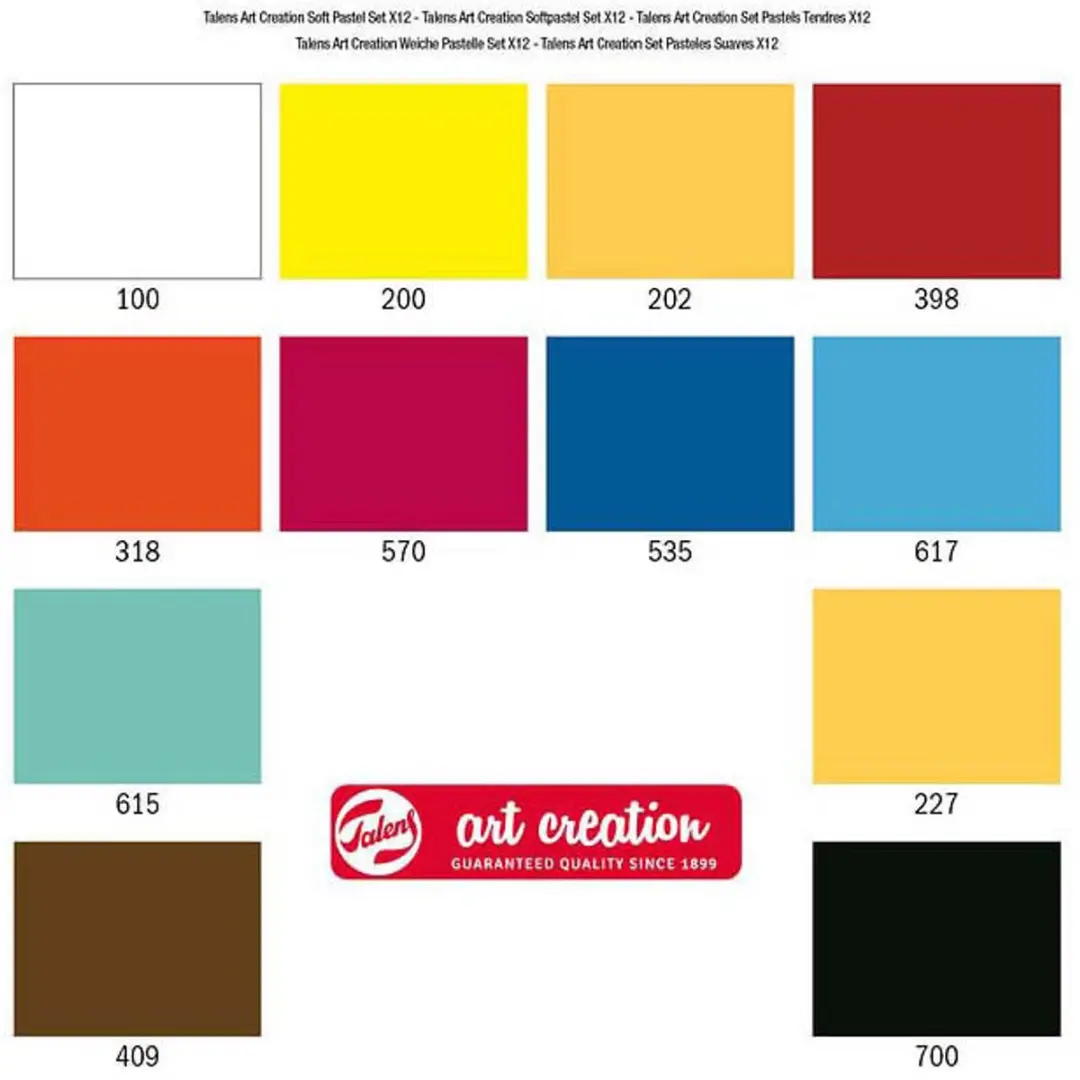 Royal Talens Softpastels Set 12 Stuks - Meerdere kleuren