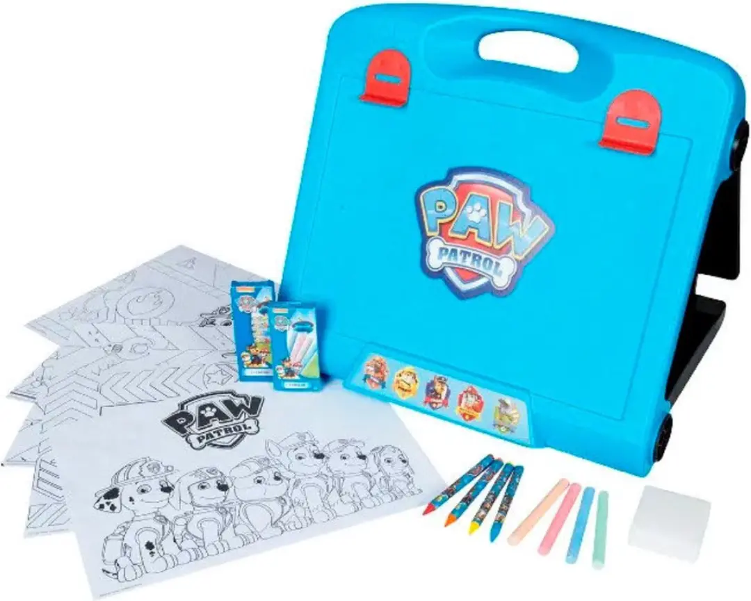 PAW Patrol Teken- en Schilderezel Set - Roze/Paars