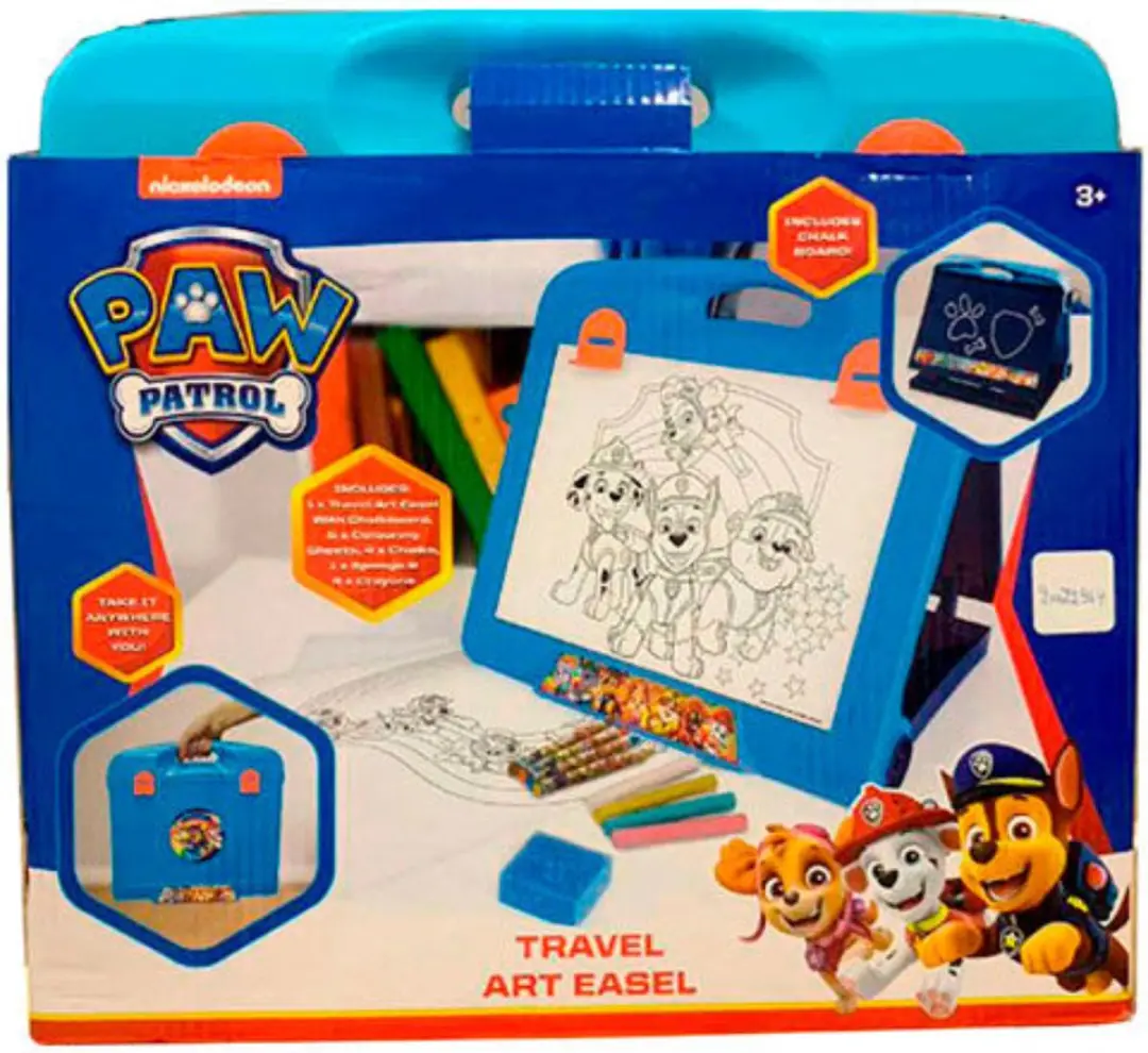 PAW Patrol Teken- en Schilderezel Set - Roze/Paars