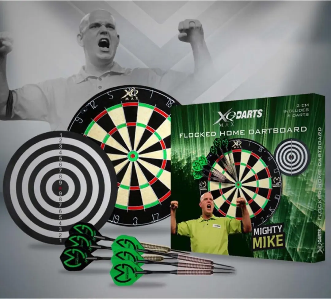 XQMax QD4000010 Dartbord - Michael van Gerwen - 45cm - Groen
