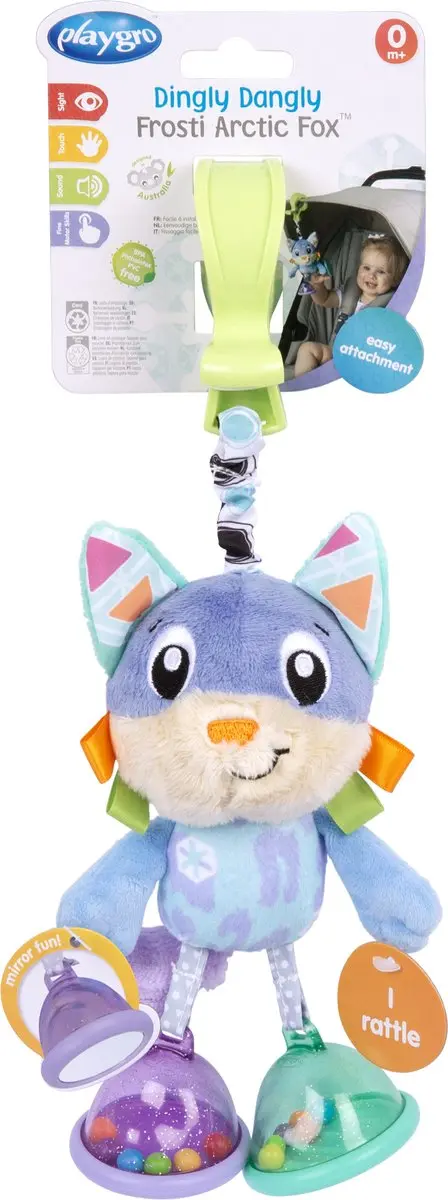 Playgro Dingly Dangly Frosti Arctic Fox Hangspeeltje