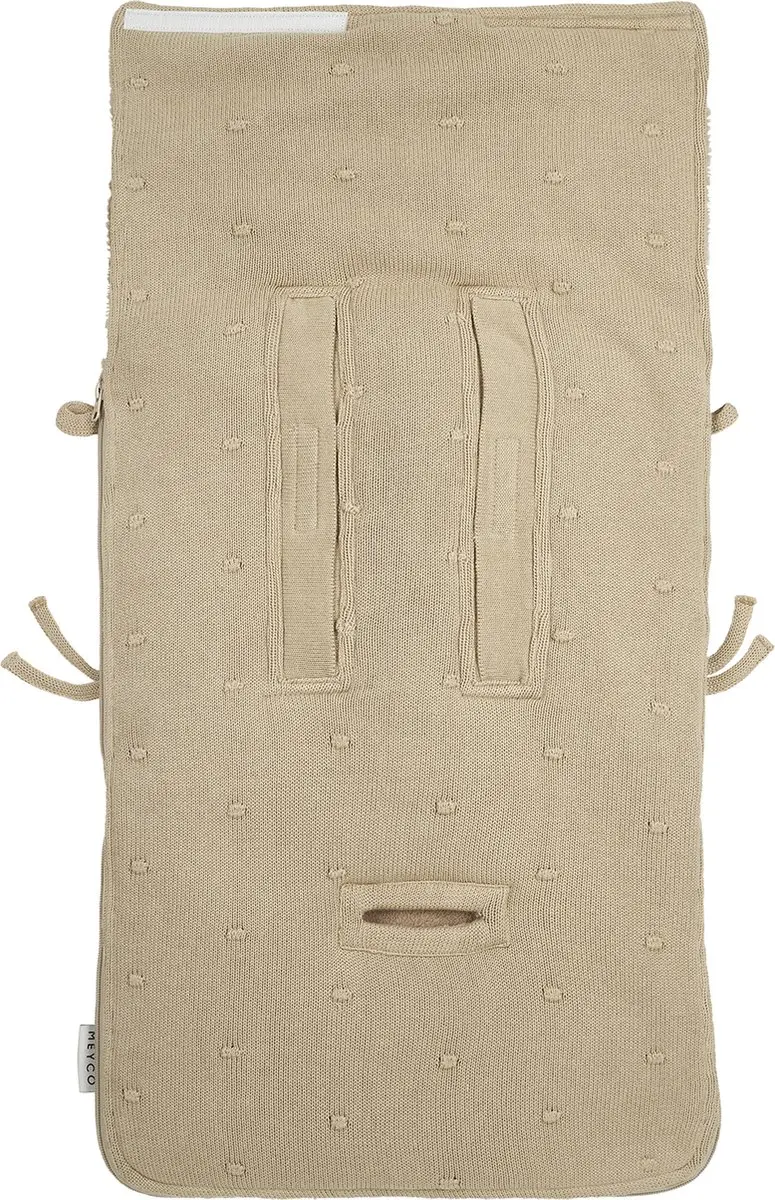 Meyco Baby Mini Knots Voetenzak Sand 40x82cm