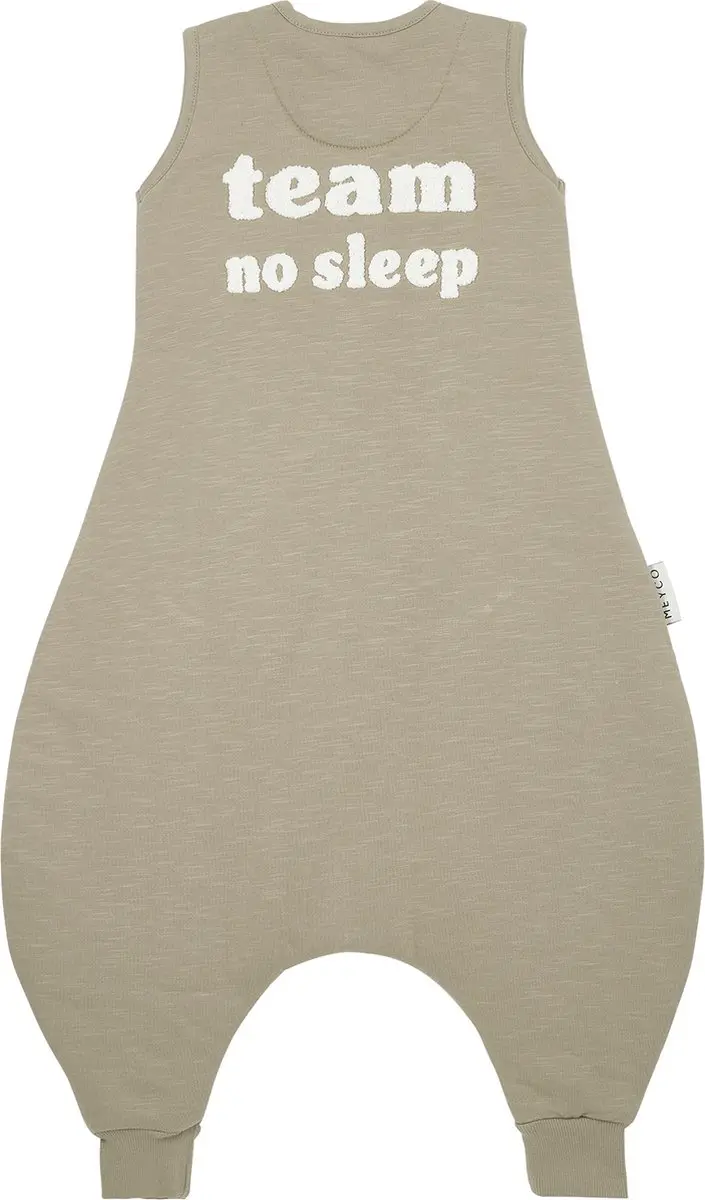 Meyco Baby Slub Winter Slaapoverall Team No Sleep 80cm - 2.0 TOG