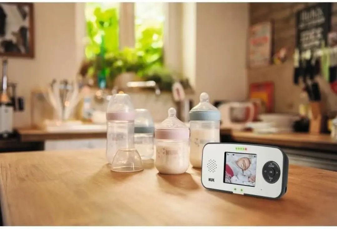 NUK 550VD Babyfoon met Camera 4.3" - Wit/Zwart