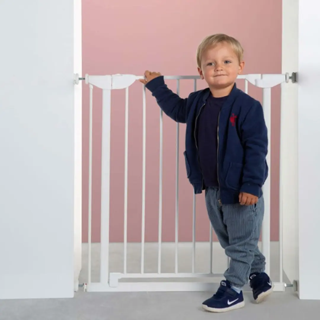 Childhome Deurhek Eltra Traphekje Pressure Metaal Wit 75-81cm