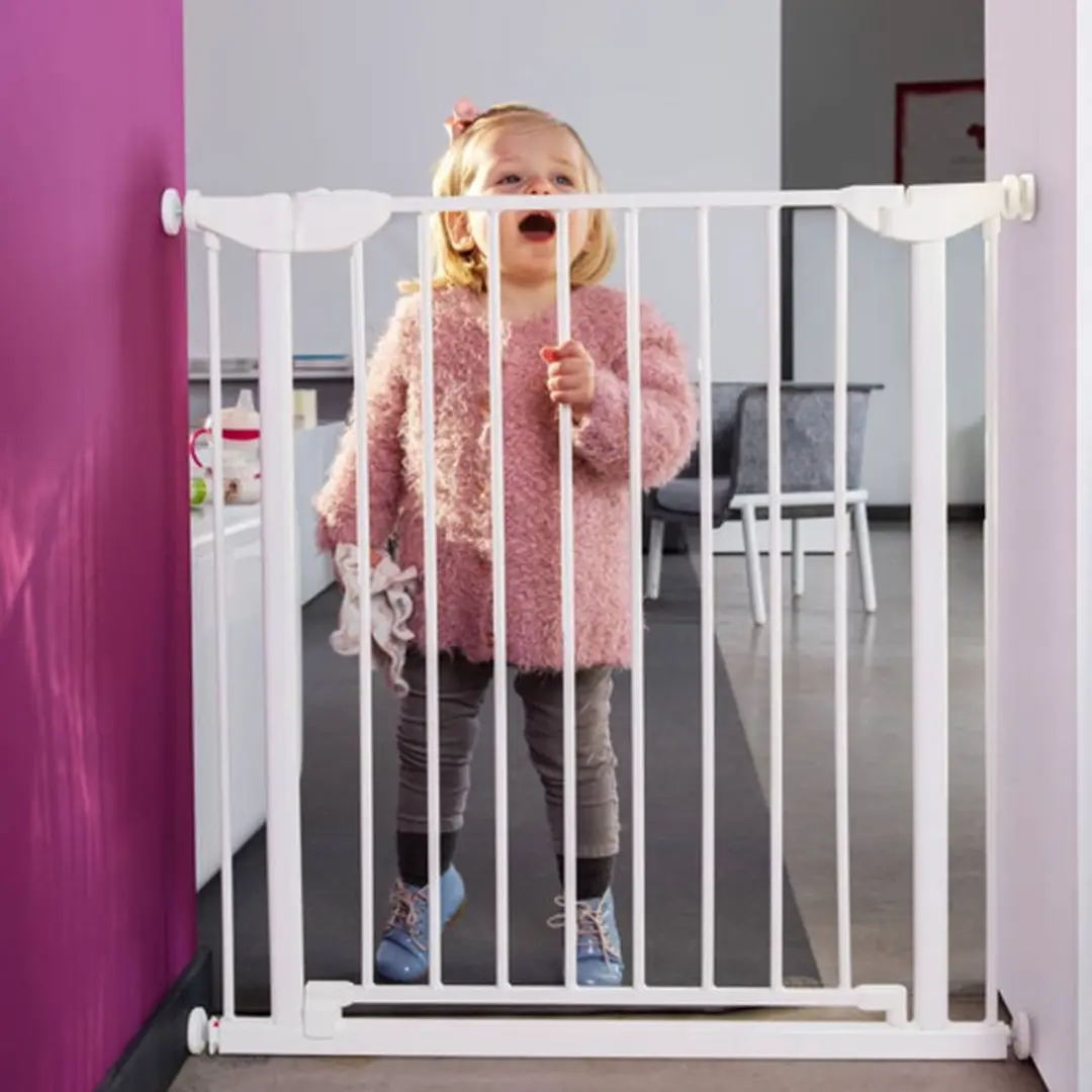 Childhome Deurhek Eltra Traphekje Pressure Metaal Wit 75-81cm