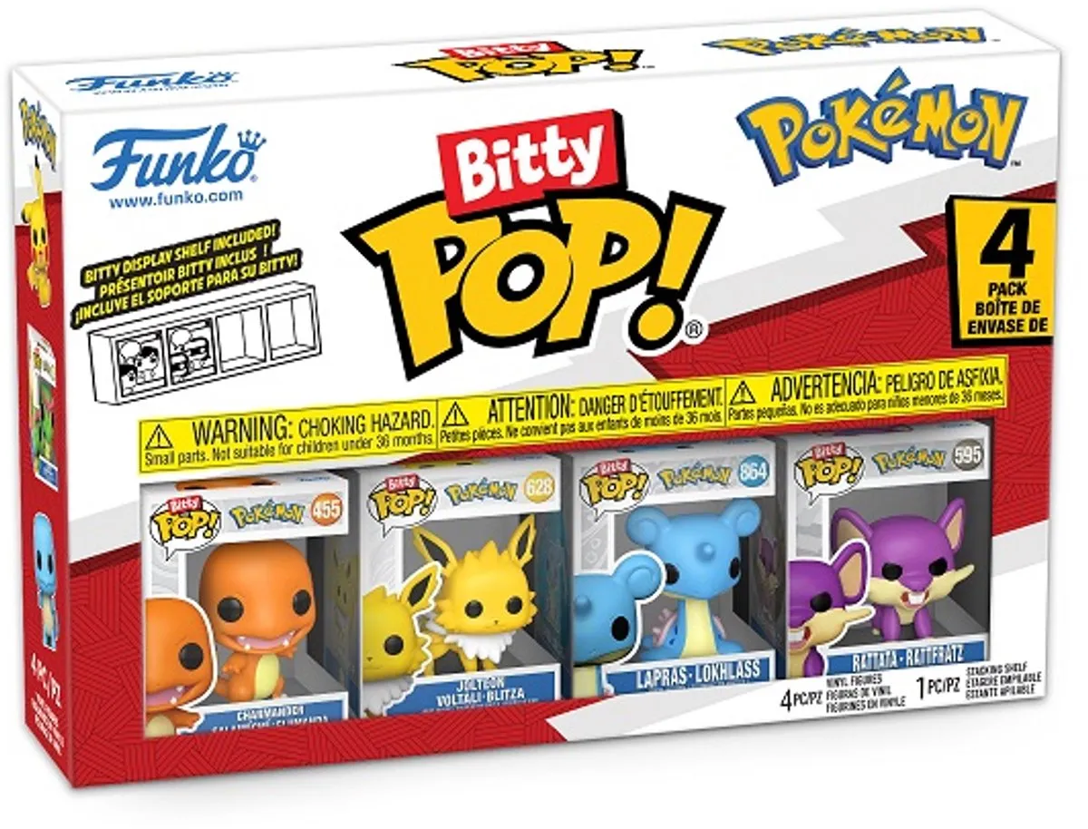Funko Pokémon Bitty Pop 4 Pack - Charmander