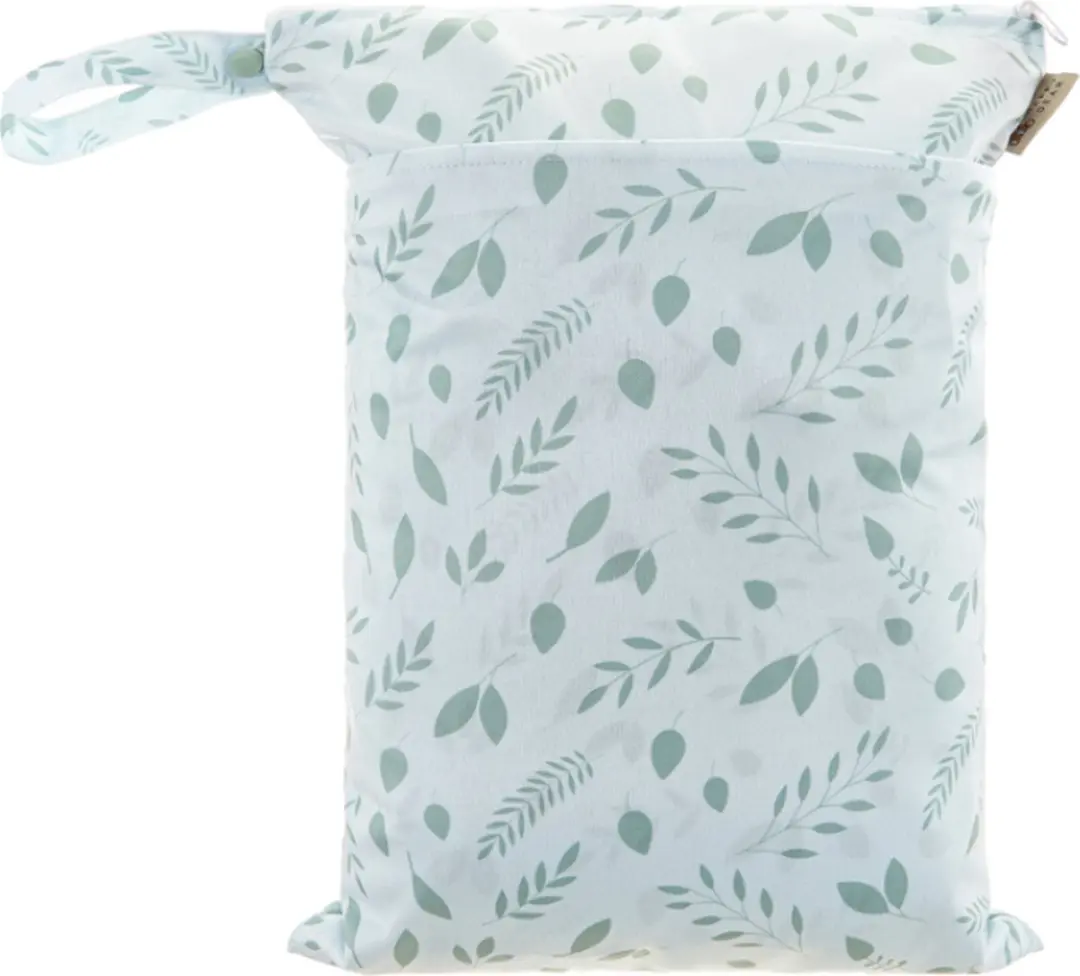 HappyBear Wetbag Botanical Luiertas - 2 Waterdichte Vakken