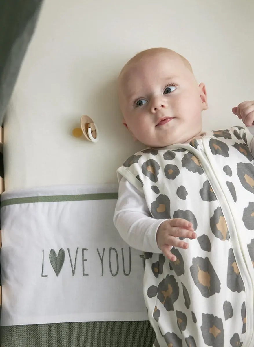 Meyco Baby Love You To The Moon & Back WiegLaken 75x100cm - Forest Green
