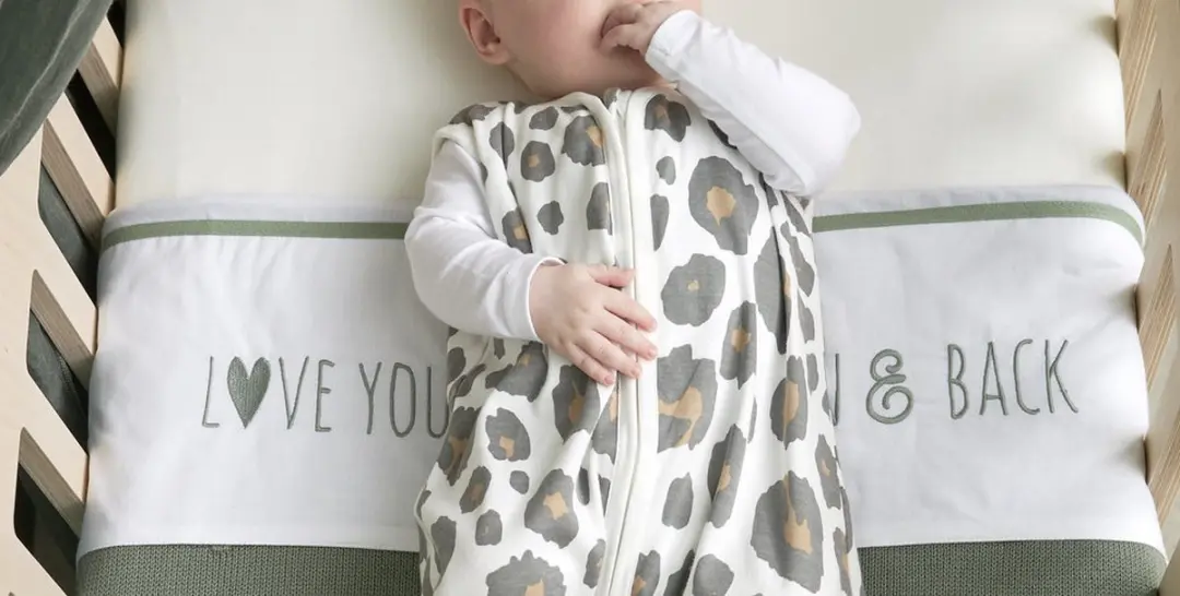 Meyco Baby Love You To The Moon & Back WiegLaken 75x100cm - Forest Green
