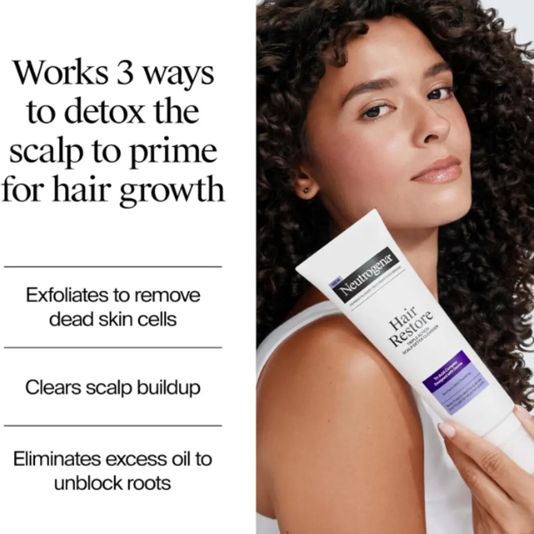 Neutrogena Hair Restore Triple Action Scalp Detox Cleanser 236ml